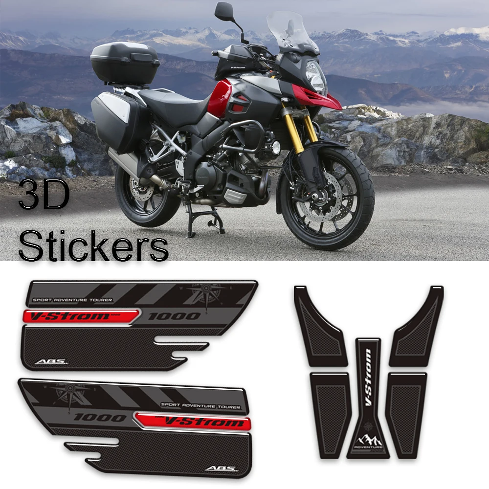 

2015 2016 2017 2018 2019 2020 Tank Pad Grips Gas Fuel Oil Kit Knee Stickers For Suzuki V Strom VStrom V-Strom DL 1000 XT DL1000