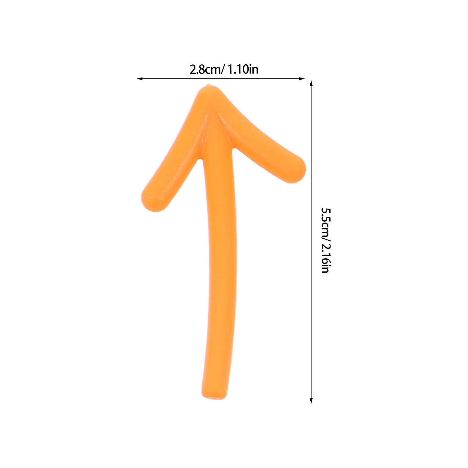 12Pcs 화살표 자석 다채로운 3D 디자인 자기 냉장고 메시지 스티커 홈 오피스 교실 게시판 주최자