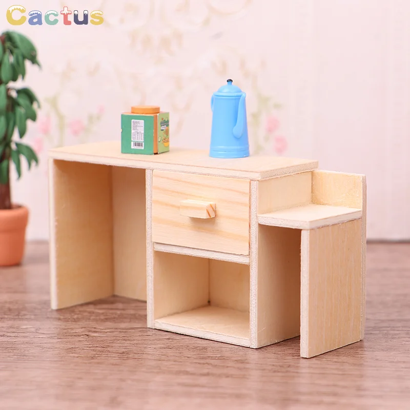 

1:12 Dollhouse Miniature TV Cabinet Storage Cupboard Locker Furniture Model Decor Toy Doll House Accessories