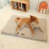 Medium Dog Bed Detachable Neck Guard Dog Sleeping Mat Soft Full Small Cat Kennel Winter Warm Elastic Pet Dog Sofa Accessories