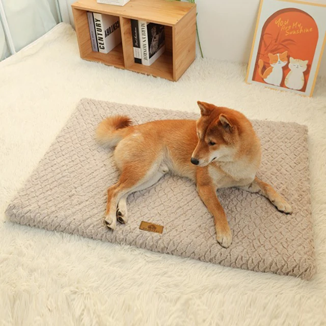 Medium Dog Bed Detachable Neck Guard Dog Sleeping Mat Soft Full Small Cat Kennel Winter Warm Elastic Pet Dog Sofa Accessories