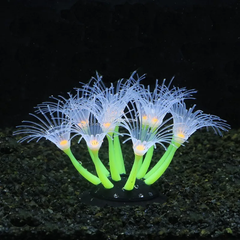 Aquarium Decorations Artificial Coral Seaweed Plants Ornaments