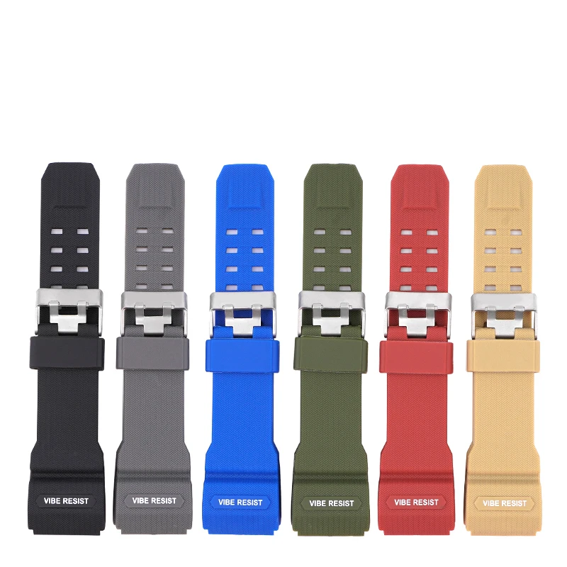 Accessori In Gomma Impermeabile Con Foro Quadrato Modificato Per Casio Big Mud King Gshock Casio Strap Gwg1000Gb Series Watch Strap Men