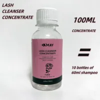 100ml Lash Shampoo Concentrate No Stimulation Lash Cleanser DIY Professional Eyelash Extension Bath Foam Makeup Remover 1