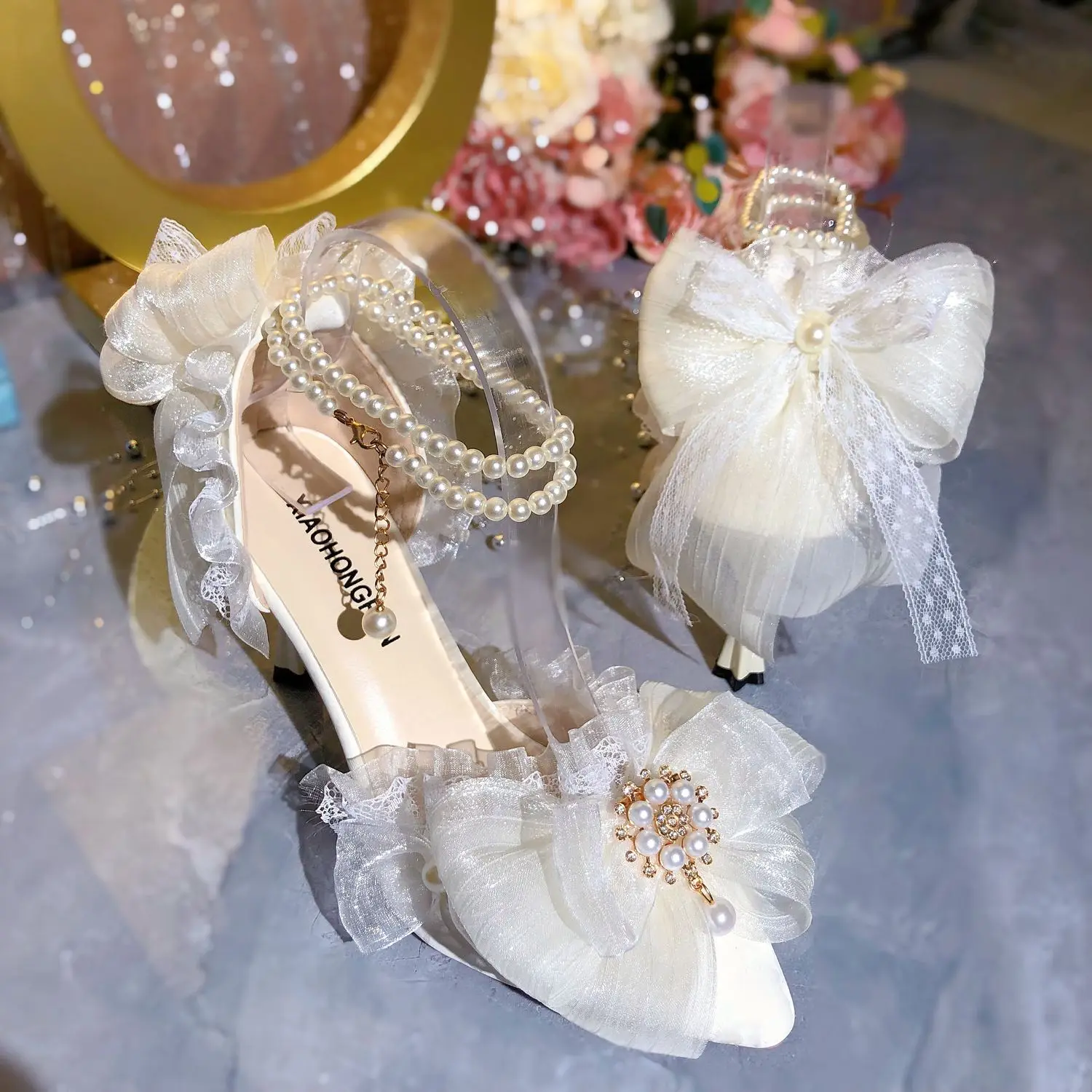 Elegant Womens Dress Shoes White Lolita Mary Jane Shoes