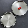 Stainless Steel Round Storage Tray Thick Silver Golden Food Plate Cake Coffee Fruit Dishes Western Kitchen Tools 6