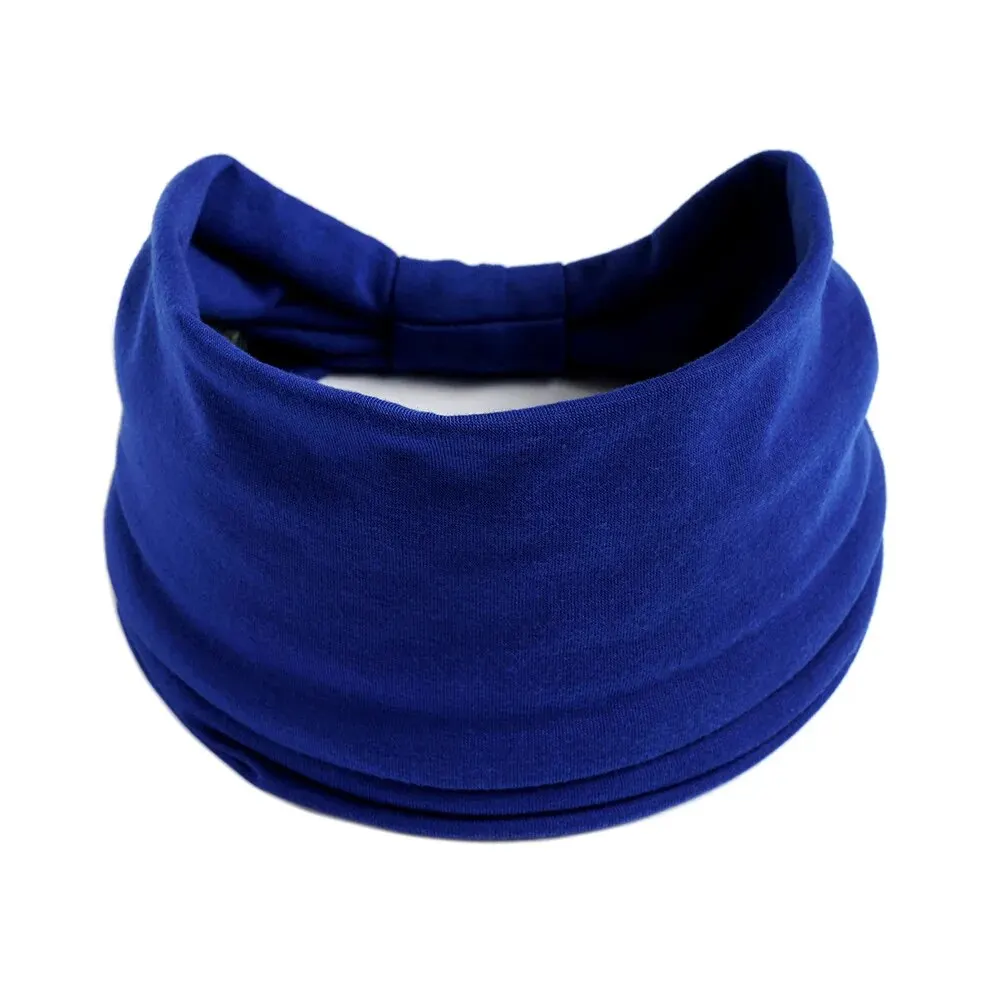 Ponytail Headbands Solid Color Sports