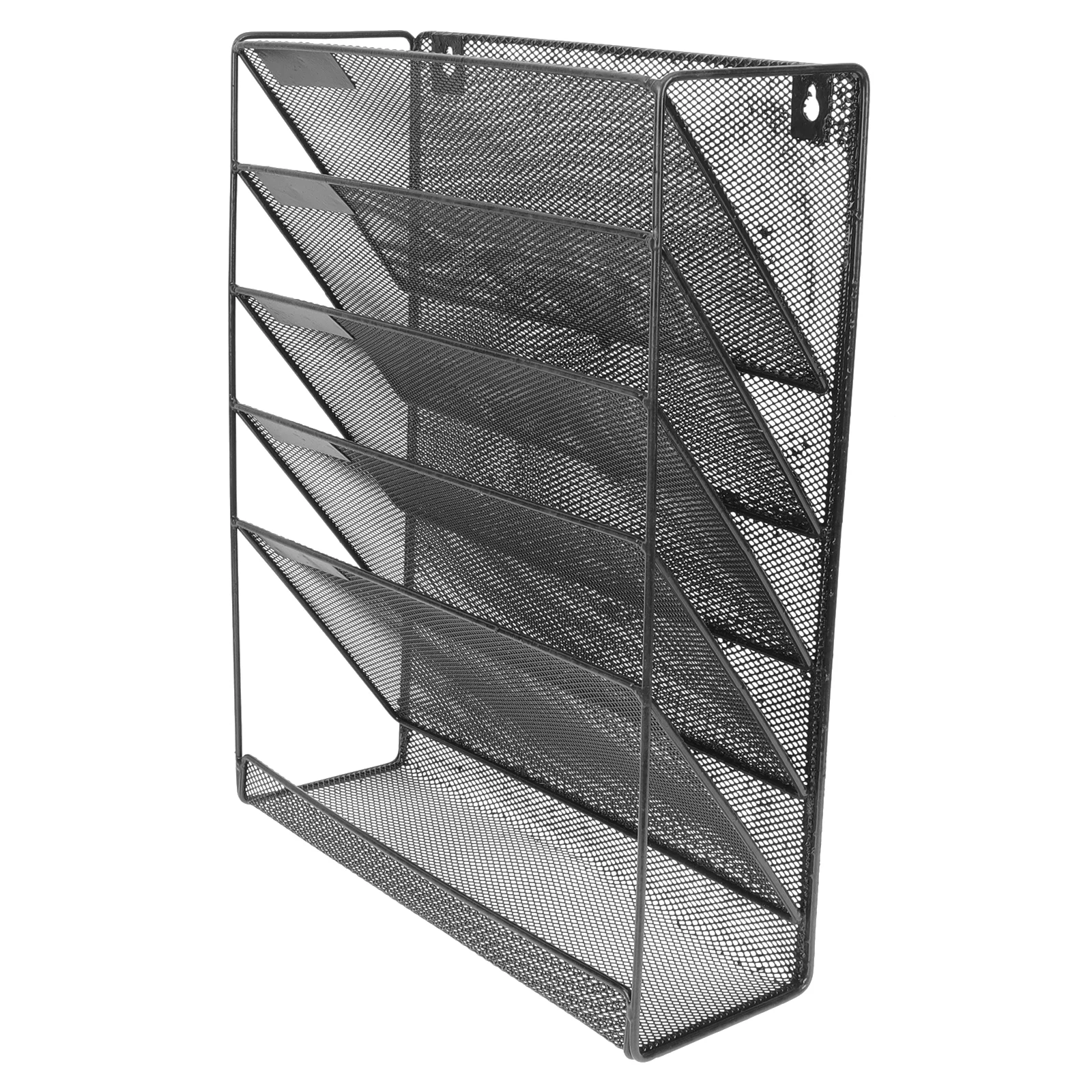 

Household Wall Hanging File Organizer Mesh Design File Holder Office Multi-layer File Container
