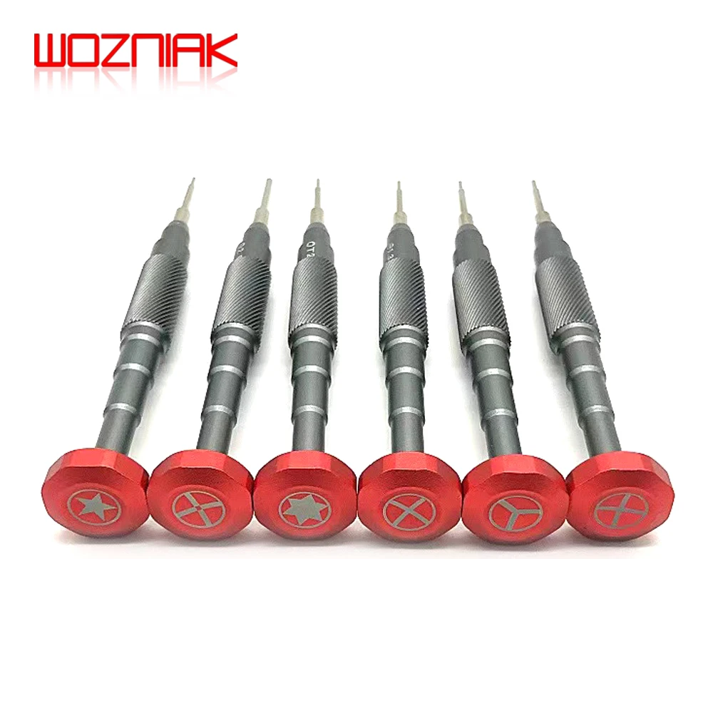 WOZNIAK 3D 스크루드라이버 S2 합금 헤드, 필립스 수리 및 분해, 아이폰, 안드로이드 폰 분해 볼트 드라이버, T1, T2, Y0.6