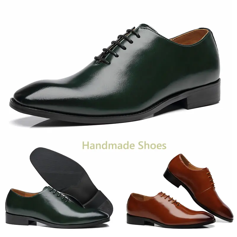 

Men Shoes Business Suit Men Formal Dress Shoes Lace-Up Flats Loafers Party Wedding Oxfords
