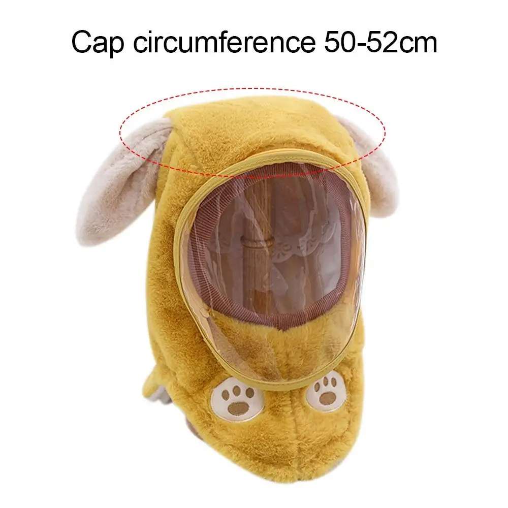Sf6d4904064854444a12ce9ee8889f0b4d New Winter Children Hats Necks One-piece Windshield Headgear Ear Caps Protective Masks Male Female Baby Cold-proof Warm Caps Mallzona