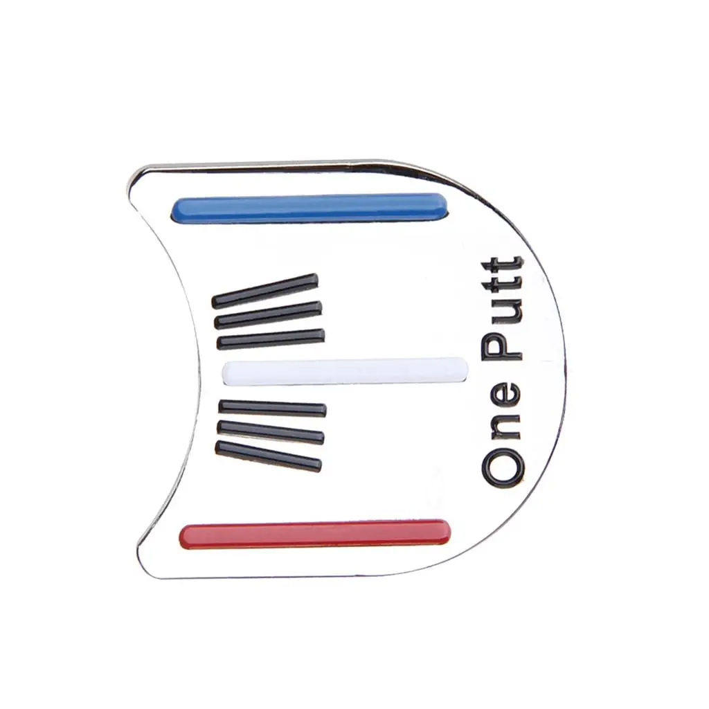 Golf Ball Marker Putting Training Alignment Aid w/ Hat Cap Clip Golfer Gift