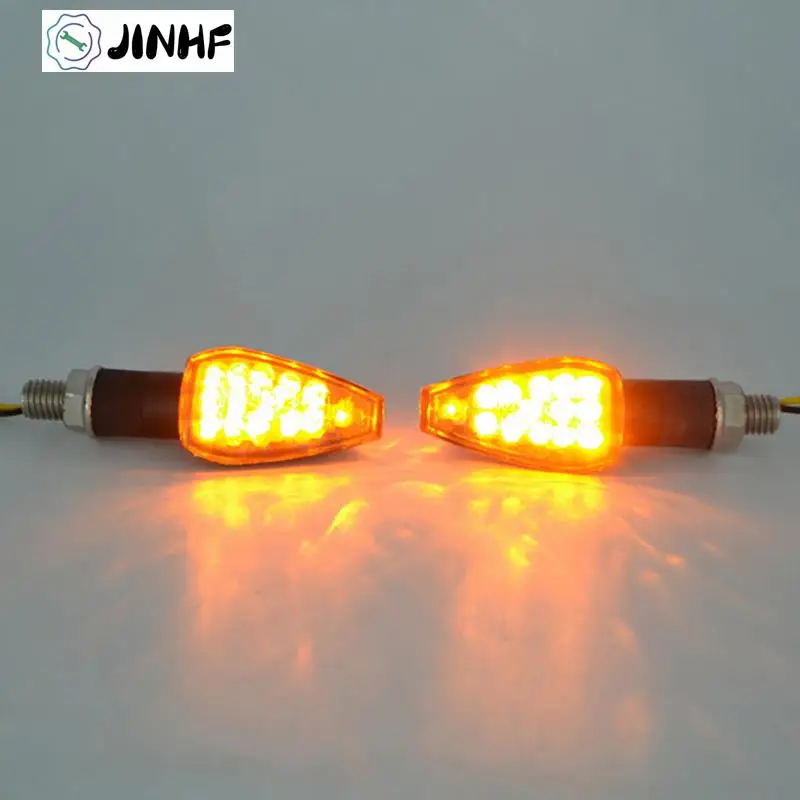 오토바이 전방 및 후방 방향 지시등, 슈퍼 브라이트, 방수 LED, 스티어링 램프, 신제품, 1pc
