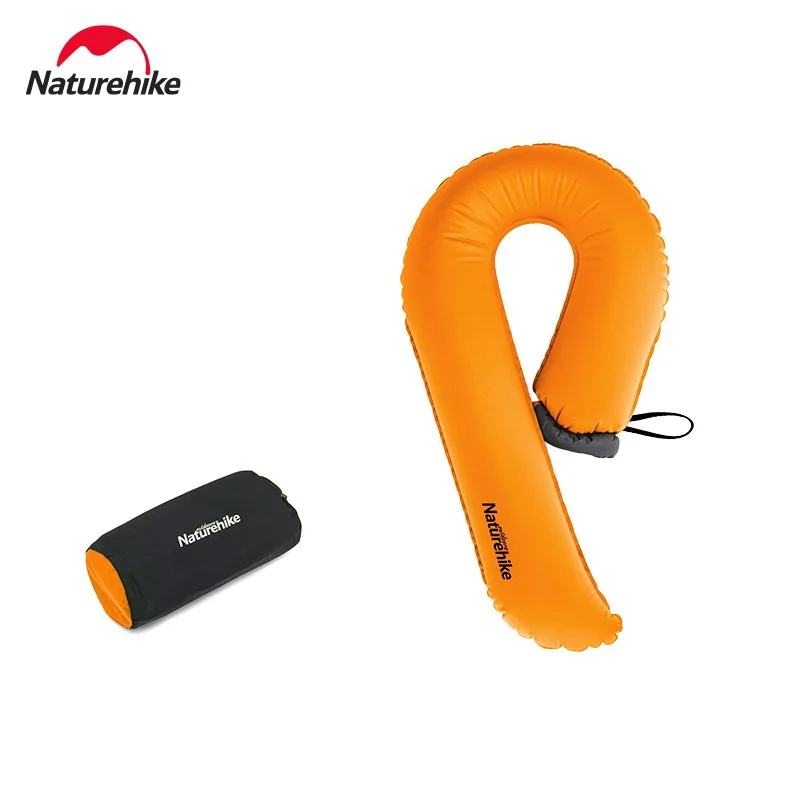 

Naturehike Outdoor Travel Neck Guard Pillow Camping Portable Extended Inflatable U-shaped Nap Pillows With Mobile Phone Holder
