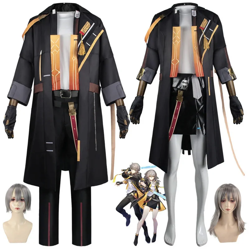

Anime Game Honkai Star Rail Trailblazer Cosplay Costume For Men Women Performance Costume Stage Party Outfit Suit With Wig