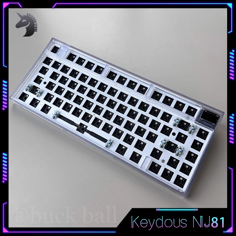 

Keydous NJ81 Keyboard Kits Wireless Mechanical Keyboard Kit 3 Mode Bluetooth Wired Gamer Keyboards Kit Hot Swap RGB Backlight