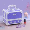 Kids Cosmetics Toy Set Washable Girl Makeup Toy Game Set Princess Christmas And New Year Gift Lipstick Eye Shadow Makeup Box Set 5