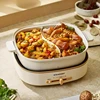 BLAUPUNKT 220V Split Double Flavour Electric Hotpot Household Multifunctional 6L Electric Cooker 1600W Electric Hotplate 5