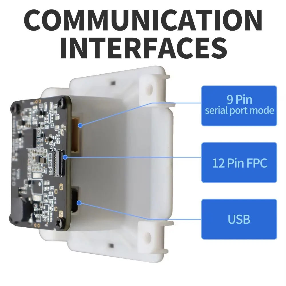 Fixed Scanner Embedded Qrcode Reader Module Small Size Auto-induction 2D Qr Fixed Barcode Scanner Module