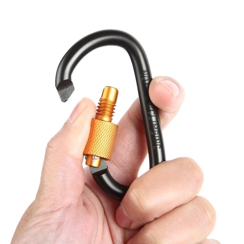 Carabiner Climbing Travel Kit Camping Equipment Alloy Aluminum Survival Gear Camp Mountaineering Hook Outdoor Carabiner