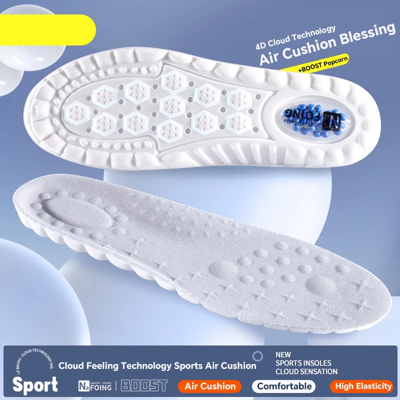 Memory Foam Shoe Insoles For Men & Women – Orthotic Inserts For Sports & Daily Comfort