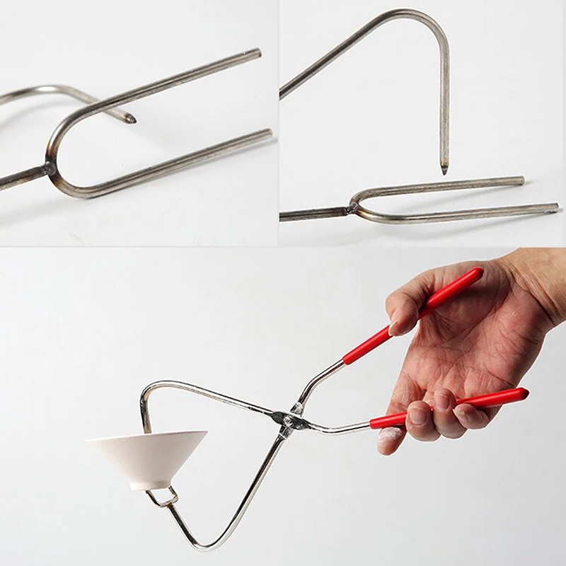 Stainless Steel Caliper Metal Pottery Clamp Clay Sculpture Dipping Tongs Pottery Kiln Hand Clamp Clay Modeling Ceramics Tool pottery sculpting tools,clay sculpting tools,pottery tools,clay craft tool