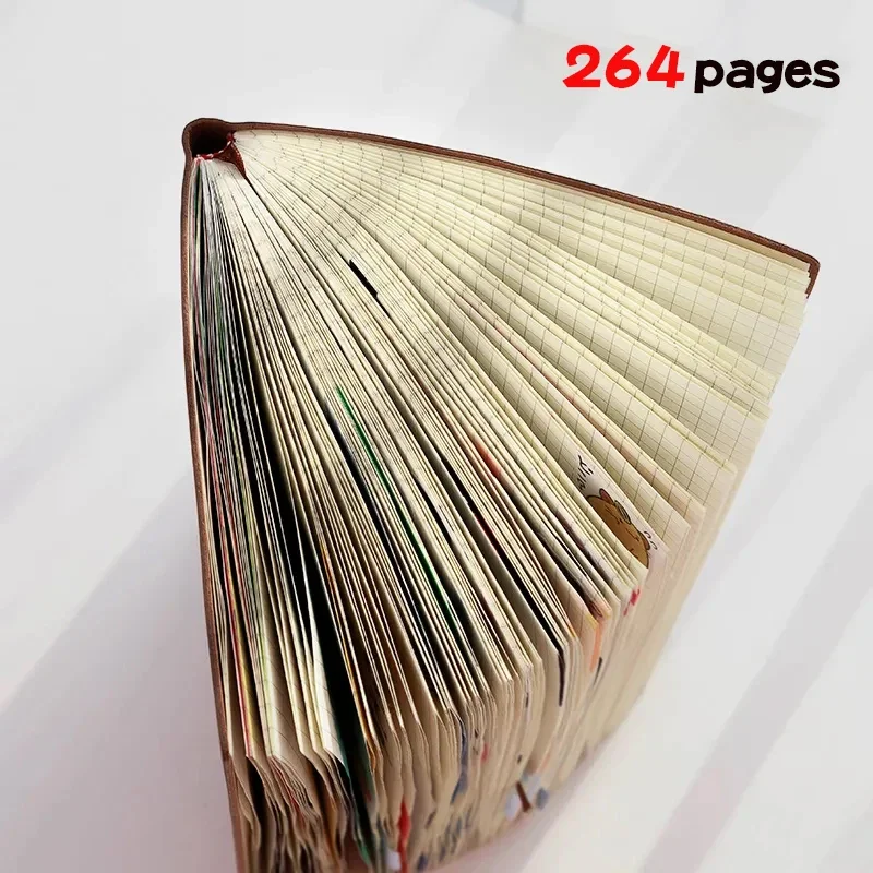 Grid Notebook A5 Travelers Journals School Office Meeting Record Checkered Paper Notepad Handbook Agenda - 6