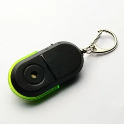 Smart Key Finder with Whistle Activation and LED Alert (Green)
