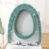 Washable Universal Pumpkin Pattern Toilet Seat Cover Warm Knitting O-shape Closestool Mat Children Potty Training Accessories 4