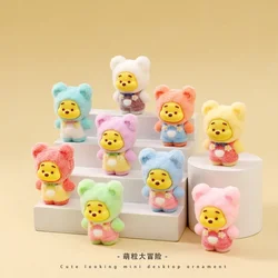 Charming Cartoon Bear Figurine - Adorable Desktop Ornament and Gift (5pcs random)
