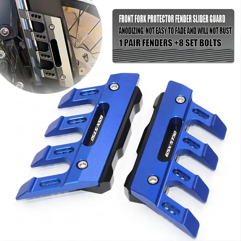 Per Suzuki Gsx-S750 Gsxs750 Gsx S750 S Protezione Forcella Anteriore Moto Parafango Slider Guard Accessori Gsxs 750 Parafango