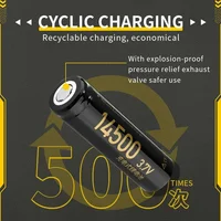 AA Li-ion Rechargeable Battery DLGpower 14500 850mAh 3.7V Batteries for RC Airplanes Flashlights Electric Toys Smoke Alarms 5