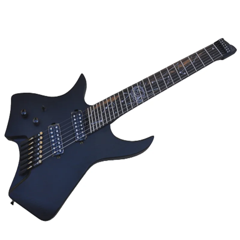 

Left Handed 7 Strings Headless Matte Black Electric Guitar