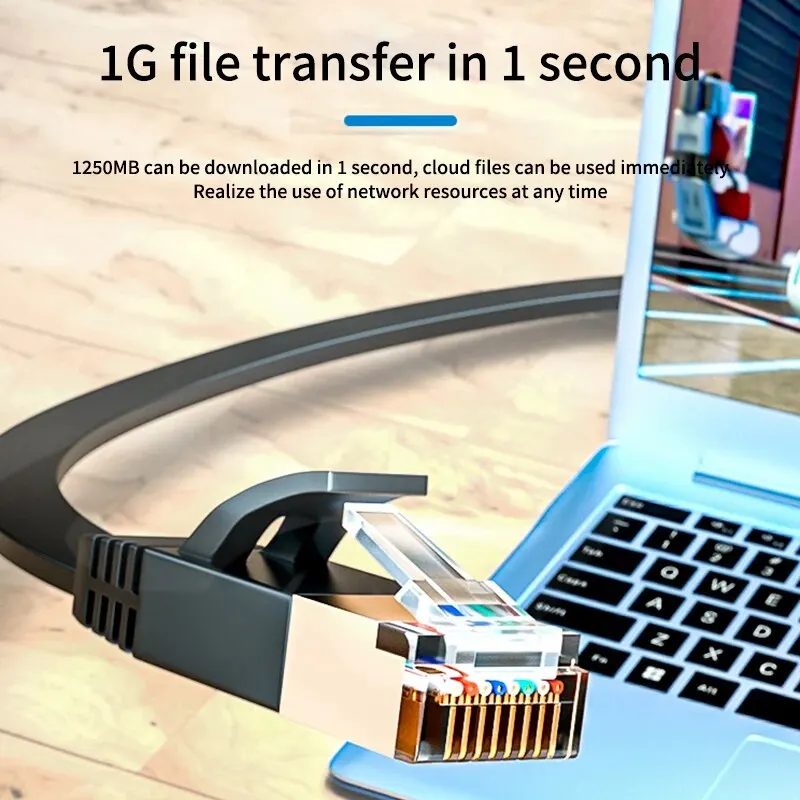 Рисунок 3 - Cat 7 Ethernet кабель Плоский кабель