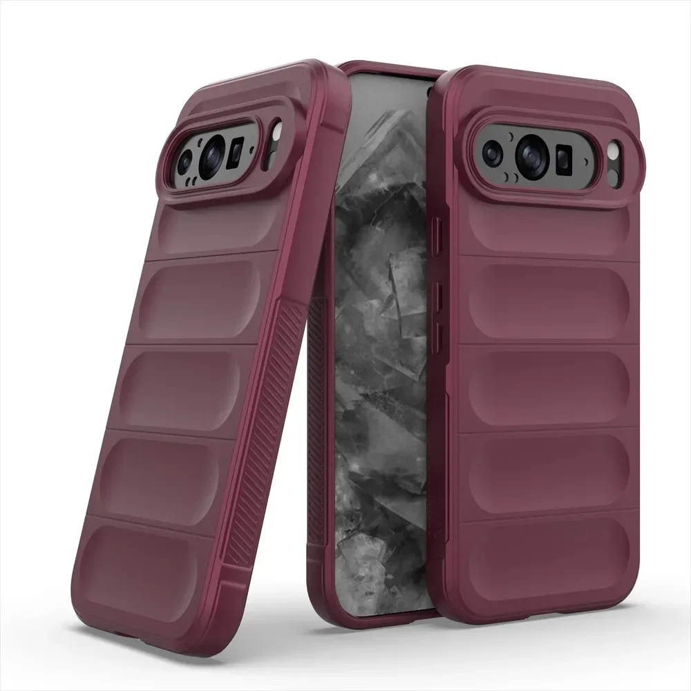Vibrant Silicone Matte Shockproof Case - Skin Feel Airbag Protection Cover