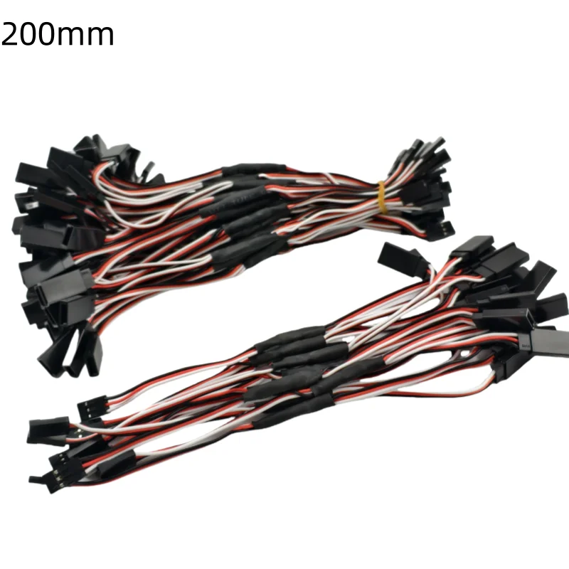 Lot de 10 câbles servo RC 100-500mm pour modélisme hélicoptère avion
