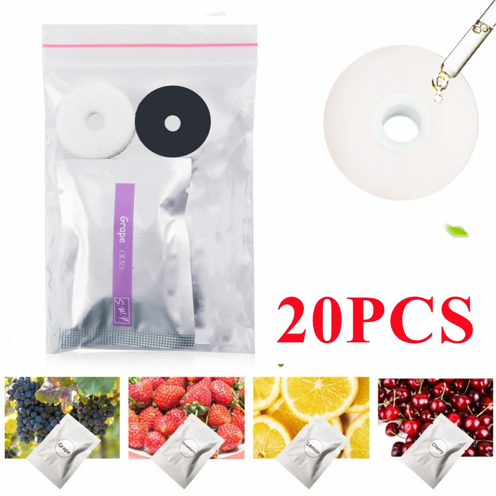 20pcs Air Freshener Refill Car Fragrance Smell Grape Grapefruit Lemon