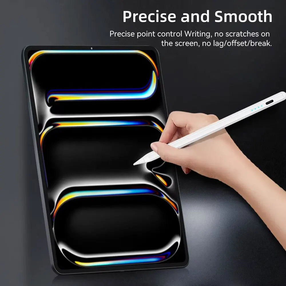 Advanced Palm Rejection Stylus Pen for iPad with Power Display