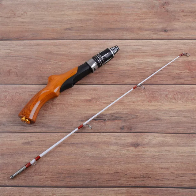 Winter Fishing Kit Ice Fishing Rod Folding Handle Spoon Reel Hooks Portable  Ice Fishing Equipment Kit pesca accesorio - AliExpress