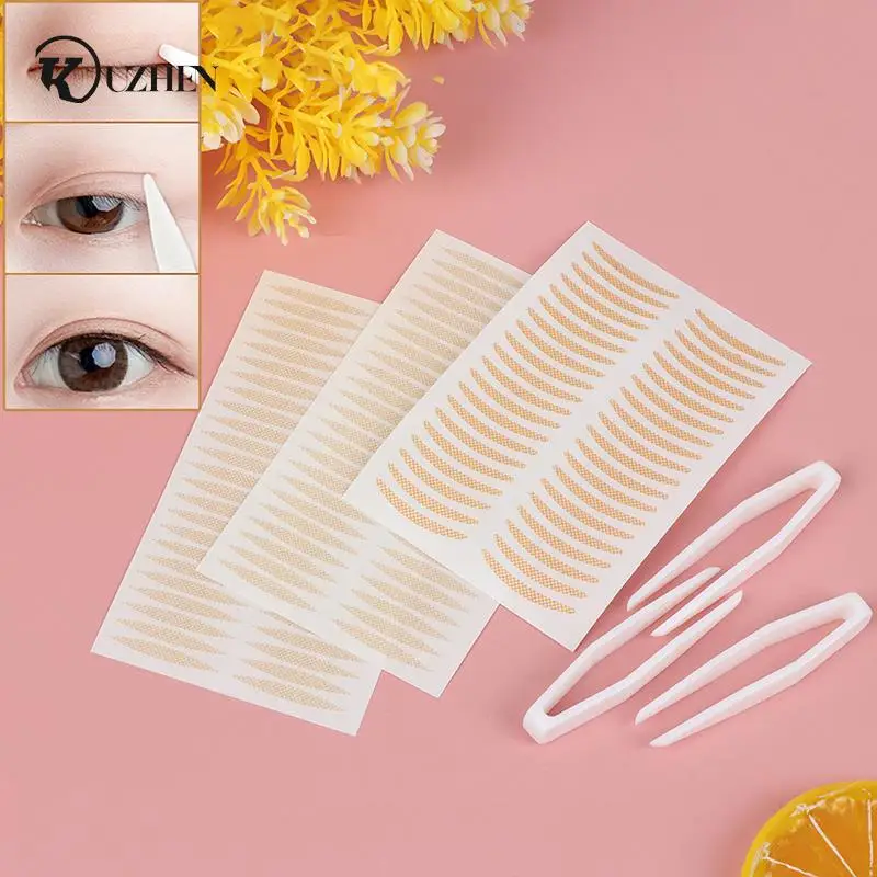 

200pcs Invisible Eyelid Sticker Double Eyelid Stickers Transparent Self Adhesive Double Eye Tape Ladies Eye Makeup Tools