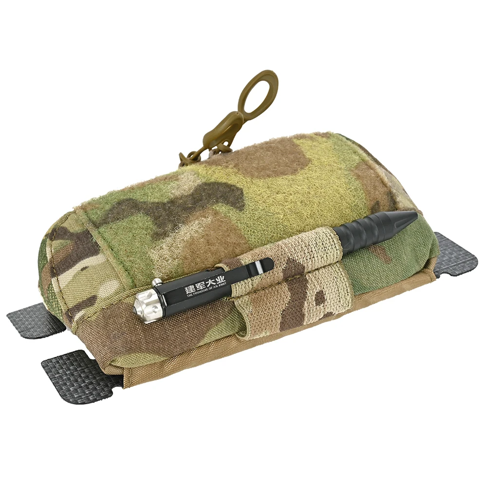 Tactical FCPC FCSK General Pouch Adapt Admin Panel Thermoplastic Tab Mini EDC Storage For Hunting Plate Carrier Chest Rig Vest 5