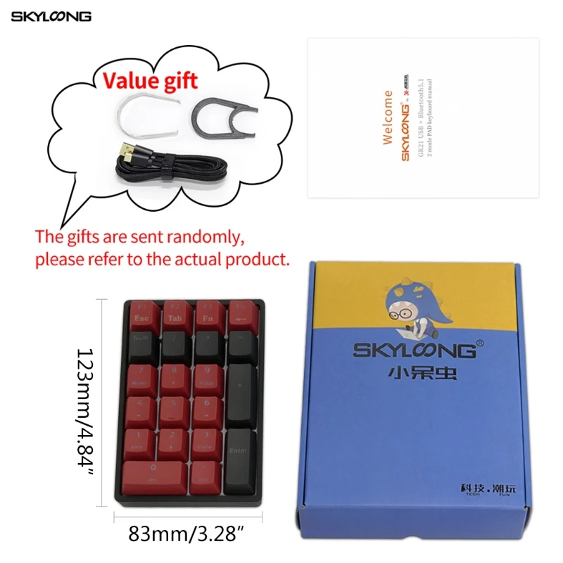 SK21 광 스위치 기계식 키보드 RGB 백라이트 유형 핫 스왑 가능 PBT
