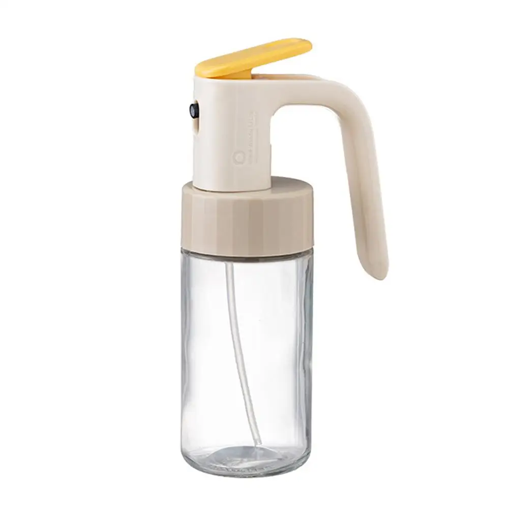 1 Pcs Oil Spray Kettle Spray Pour Dual Purpose Glass Oil Bottle Barbecue Camping Seasoning Bottle Household Kitchen Supplies