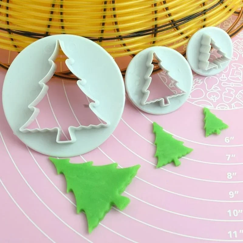 3Pcs/set Multifunctional Tree Shaped Molds for Household Kitchen Cookies Candy Cutting Baking Mould Kitchen Tools Accessories