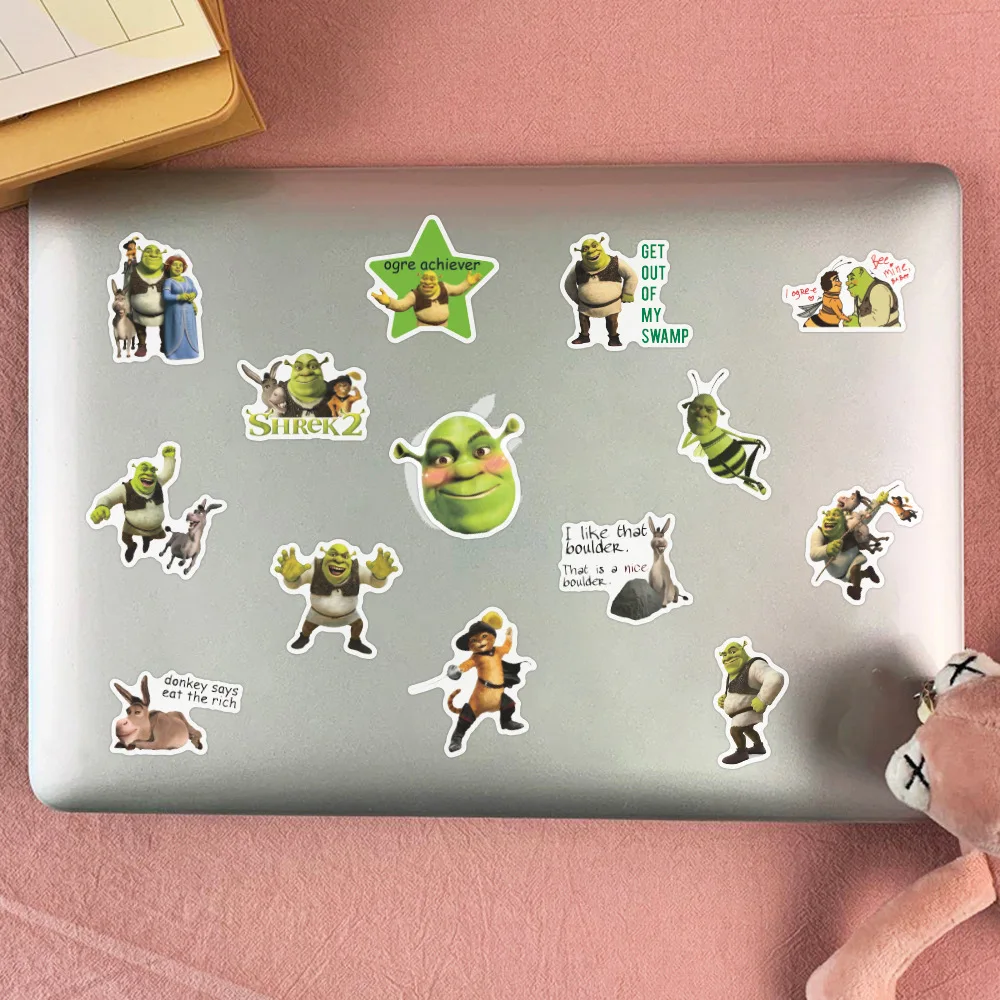 10 / 30 / 50pcs,Cartoon Monster Shrek Graffiti Sticker, DIY, Waterproof, Laptop, Suitcase, Guitar, Star Sticker,