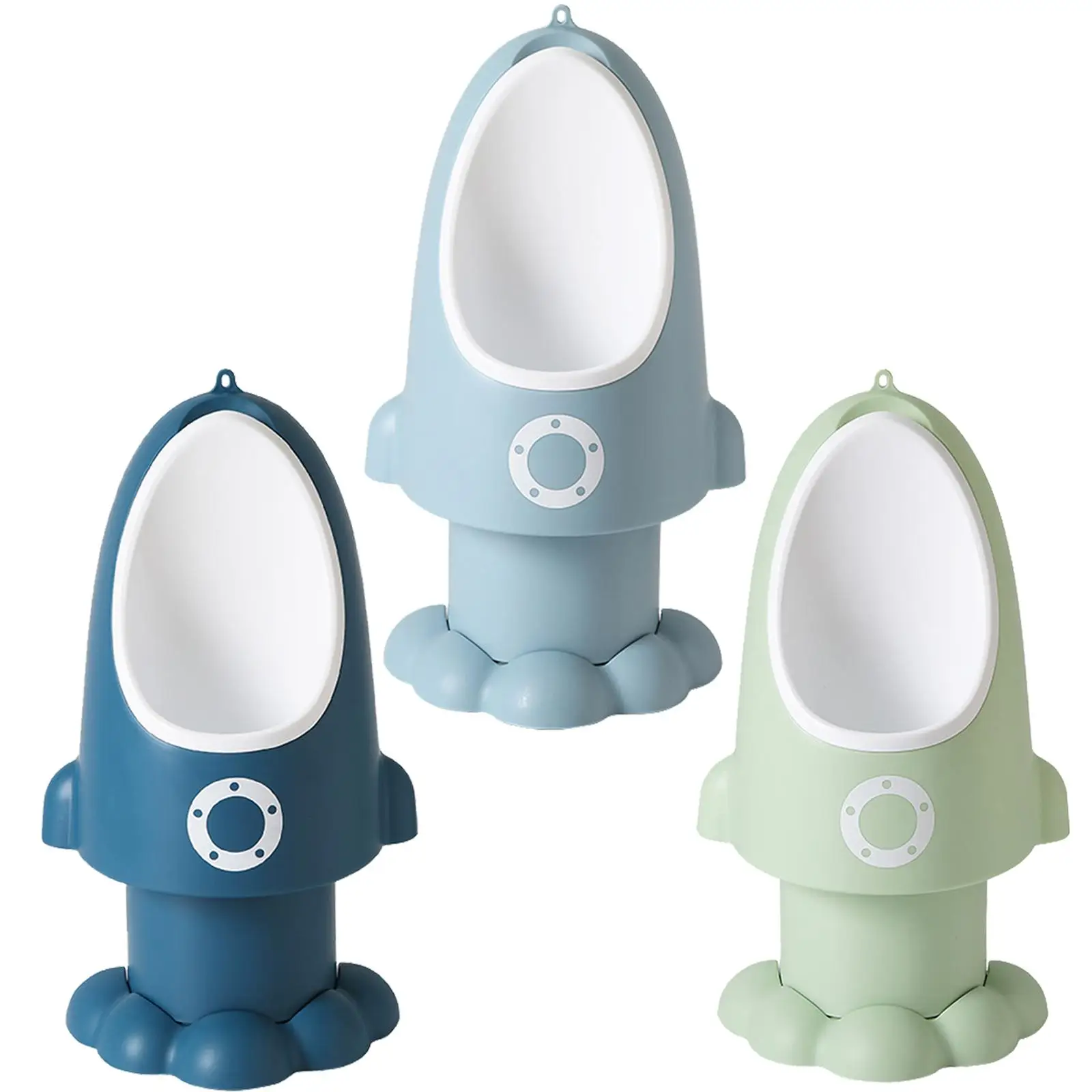 Rocket Shape Child Potty Urinal Adjustable Height Pee Training for Baby Kids 2