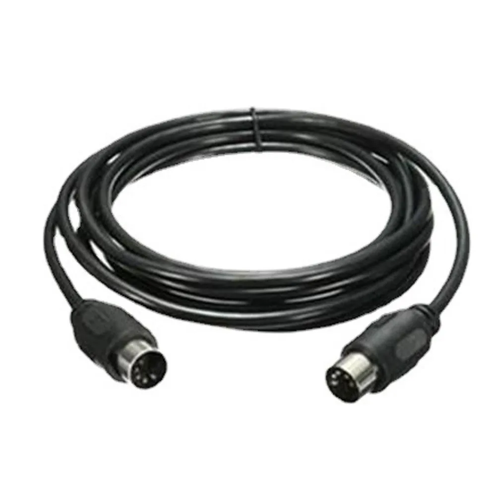 Cavo DIN A 6 Pin Maschio-maschio – 3 Metri, Per Collegamento Dati Tra Dispositivi Digitali E Periferiche, PVC Flessibile, Plug And Play