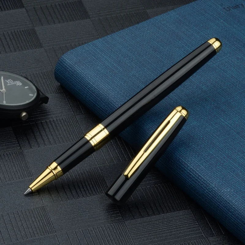 Ballpoint Pen Stainless Steel Refillable Tips Office Study Supplies