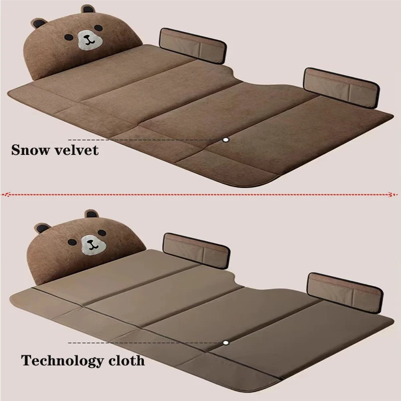 Car Camping Mattress Portable Camping Bed Car Rear Seat Travel Mattress for Sleeping Automotive Interior Accessories