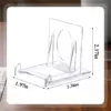 1/6pcs Mini Adjustable Acrylic Plate Stand Display Holder Plastic Clear Easels Desktop Picture Photo Frames Card Rack Home Decor 5